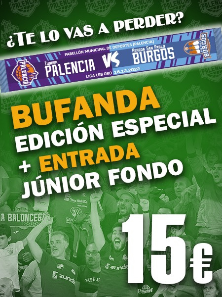 PACK entrada Fondo JUNIOR + bufanda ed. especial BURGOS